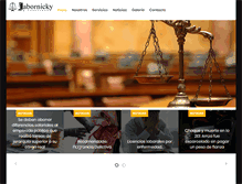 Tablet Screenshot of estudiojabornicky.com